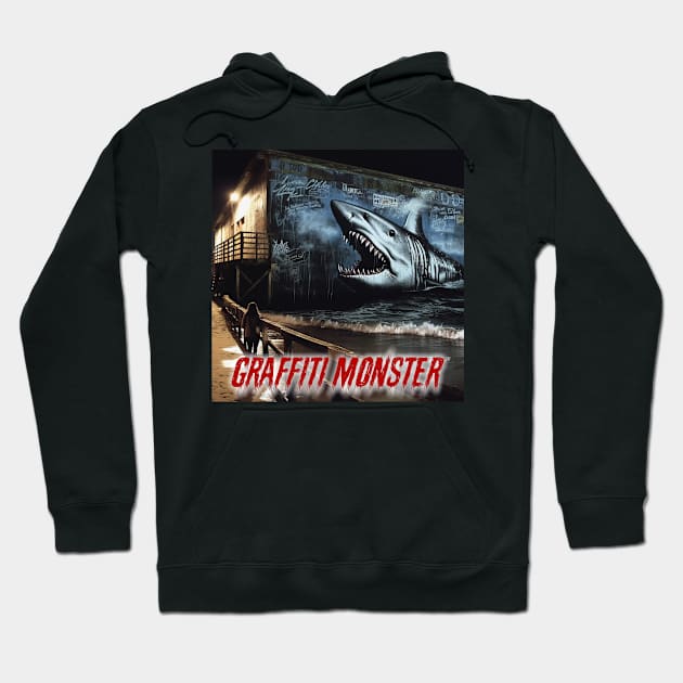 Graffiti Monster™ - Series #0 - New England Summer Sharks - 1 of 9 Hoodie by gothamexodus